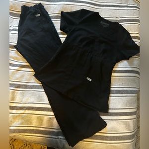 Greys Anatomy black scrubs